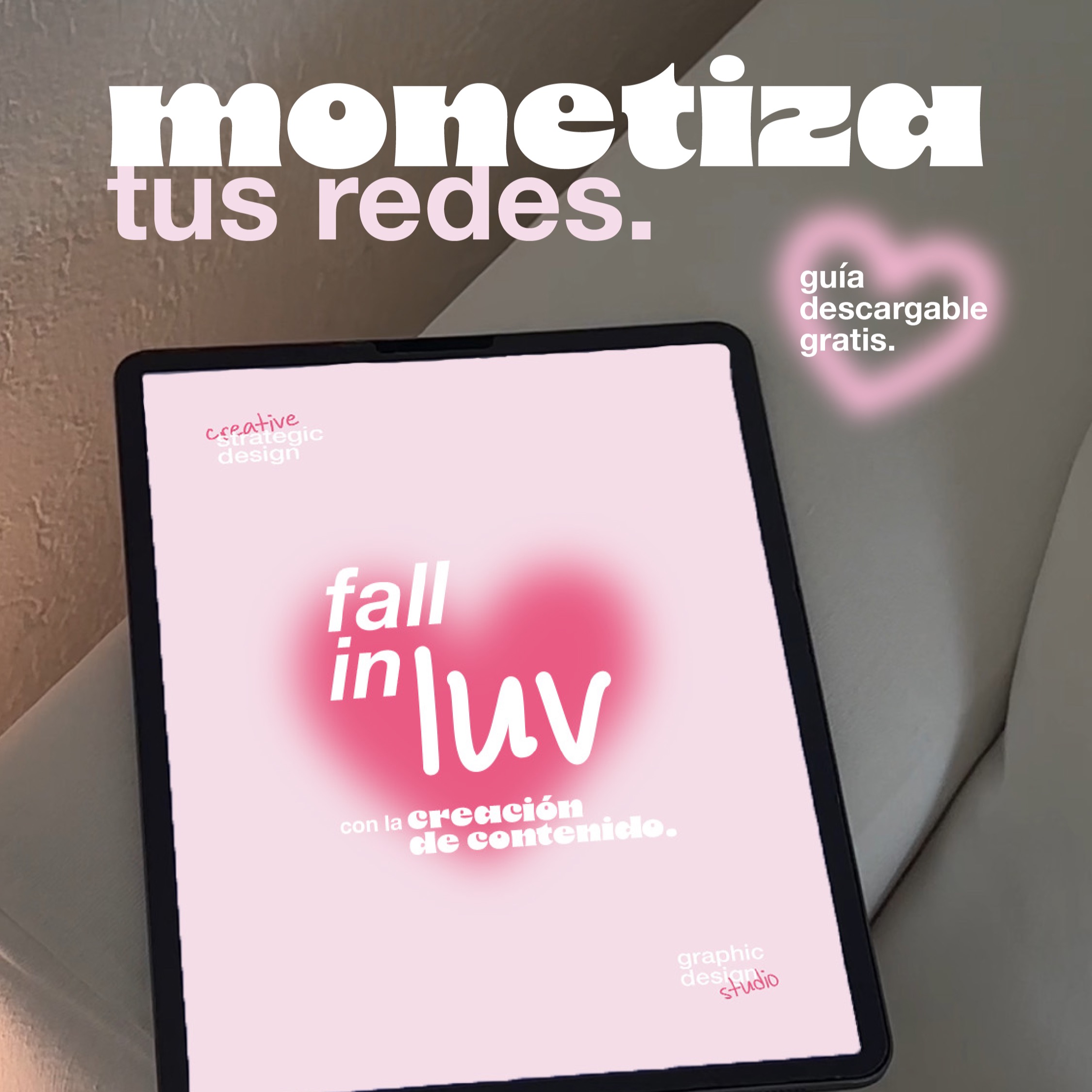 fall in luv 💘 creación de contenido guía thumbnail