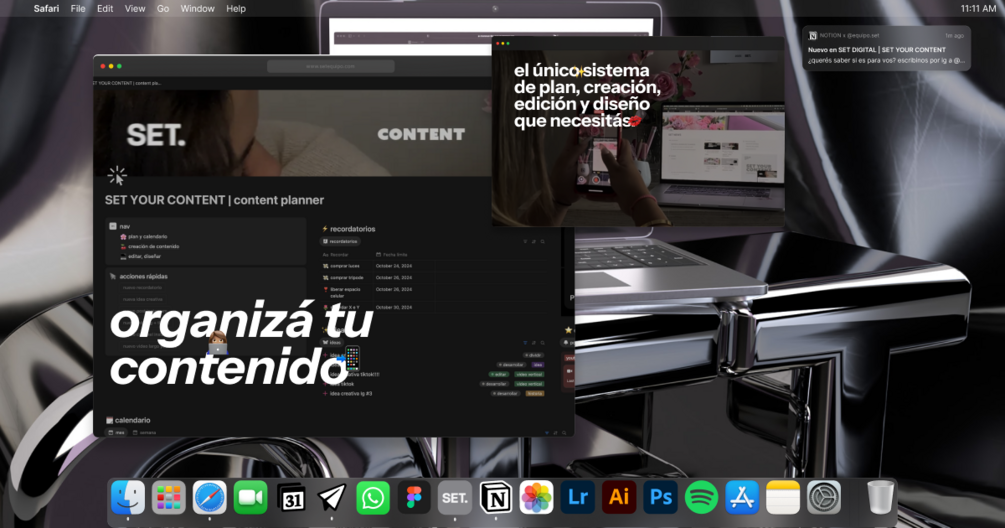 SET YOUR CONTENT | planeador de contenido en notion thumbnail