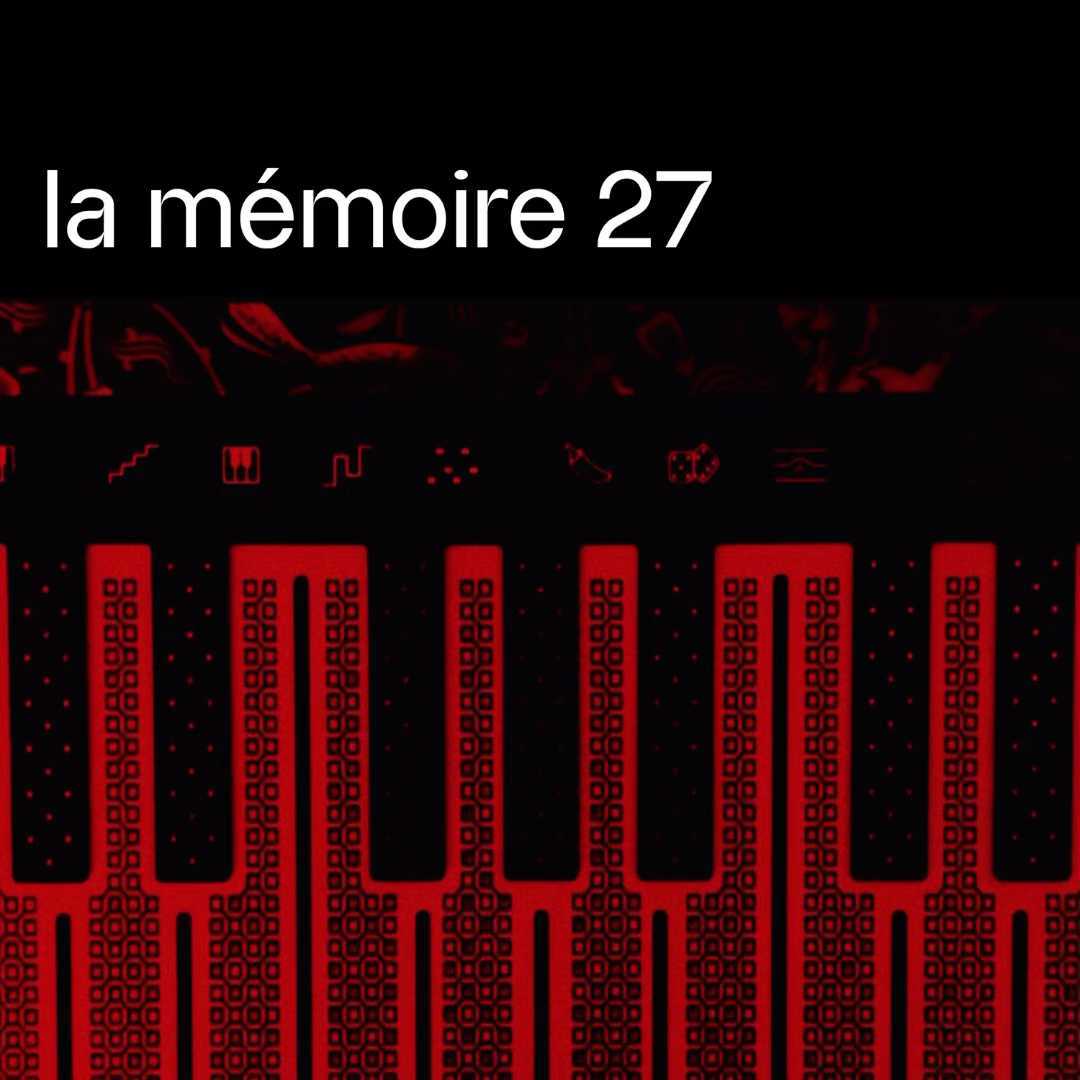 🥰🍒❤️ Sold Out! (now available only at secondary sale via @tezos) La Mémoire 27 🔊 This track was the one that got me into