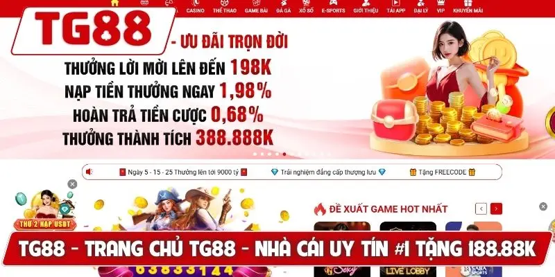 TG88 ⭐️TG88.COM ⭐️ Nhà Cái Cá Cược Uy Tín Nhất Việt Nam thumbnail