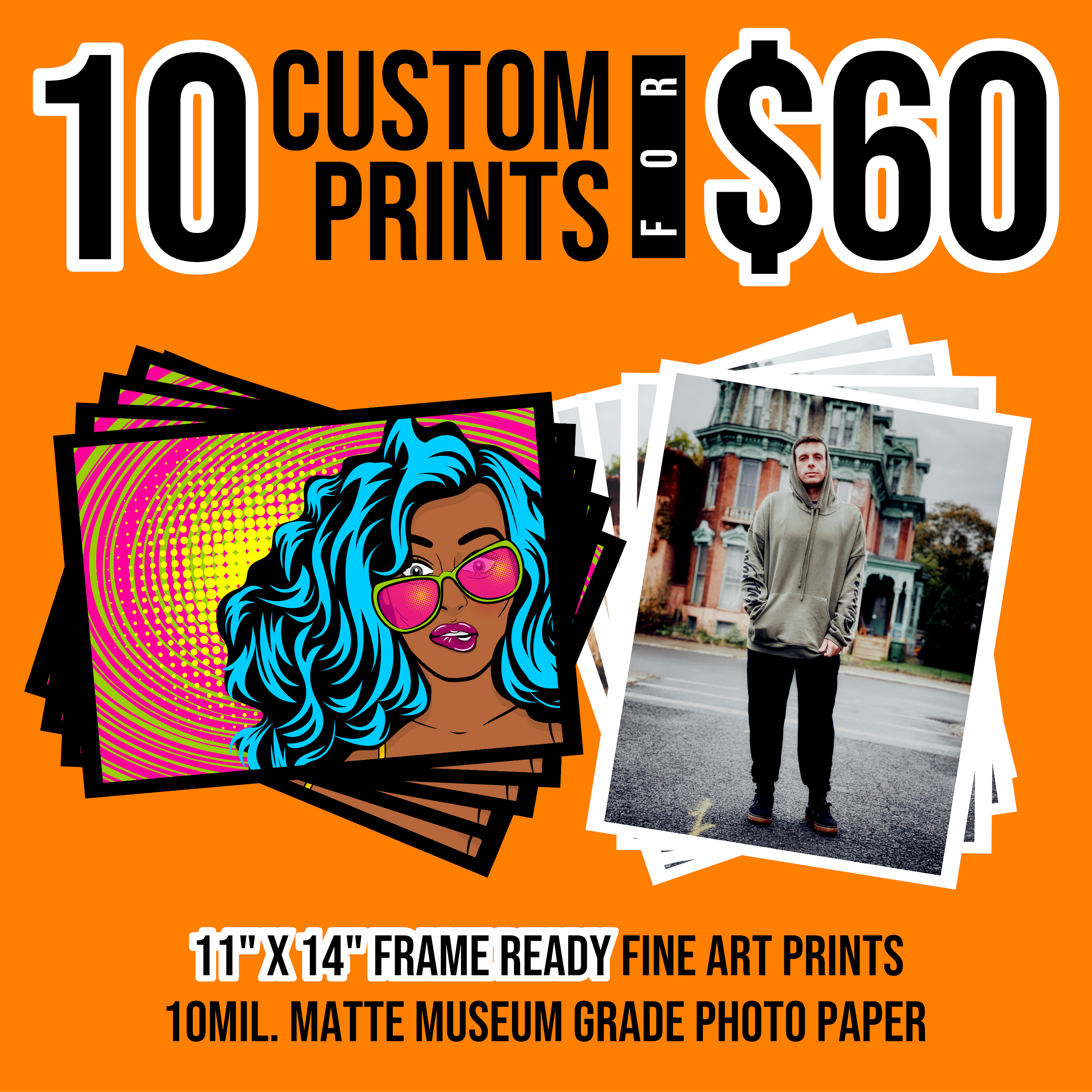 10 Custom Prints for $60 thumbnail