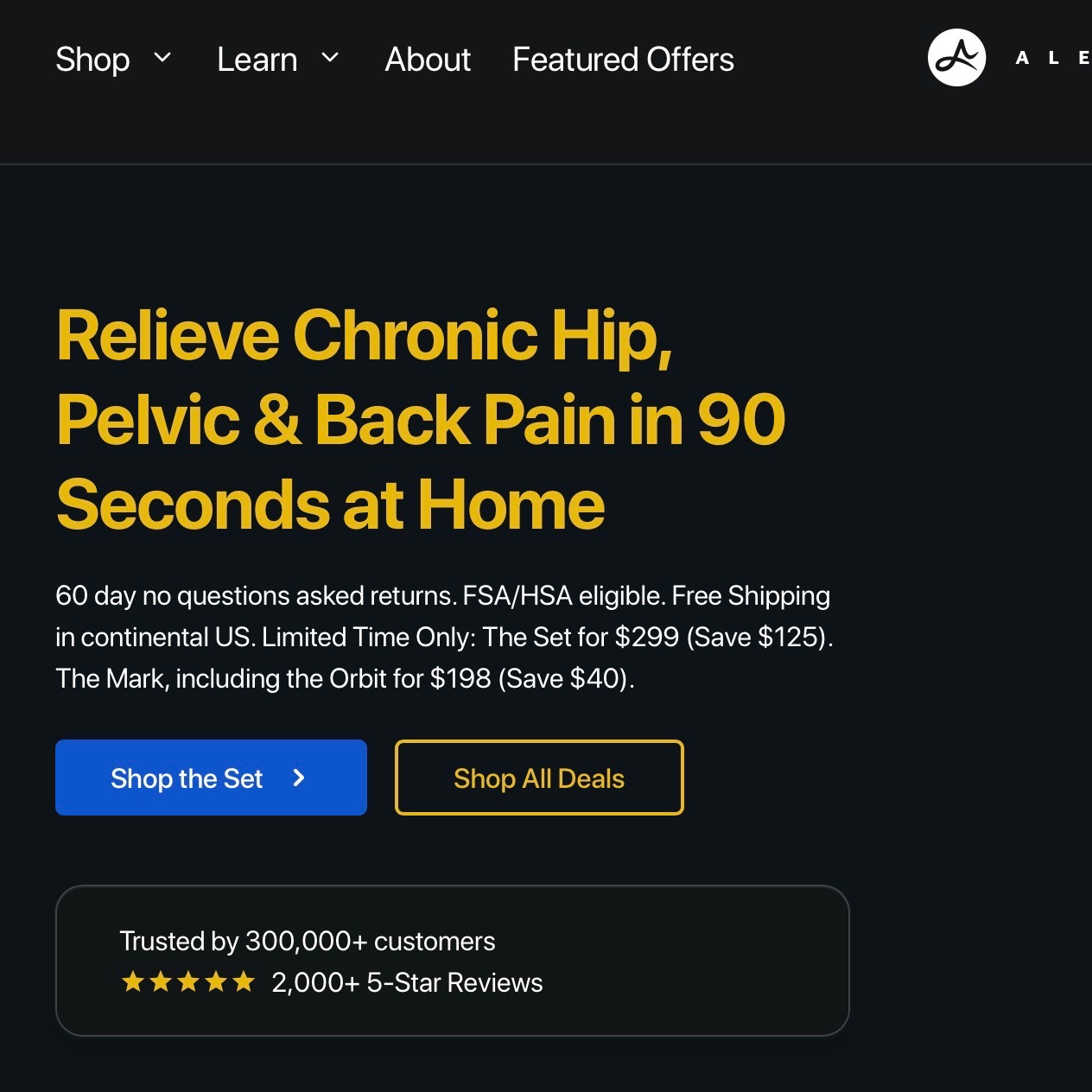 Aletha Health: enjoy 20% off sitewide on science-backed muscle relief tools. thumbnail