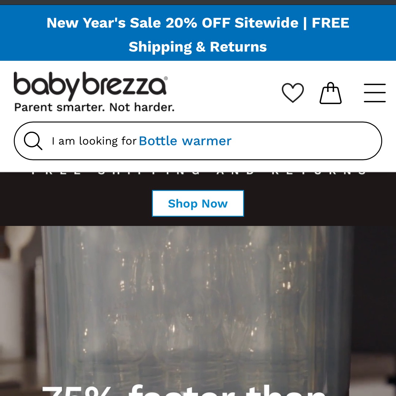 	Baby Brezza: Holiday Sale Event — enjoy up to 22% off smart feeding essentials designed to make parenting easier. thumbnail