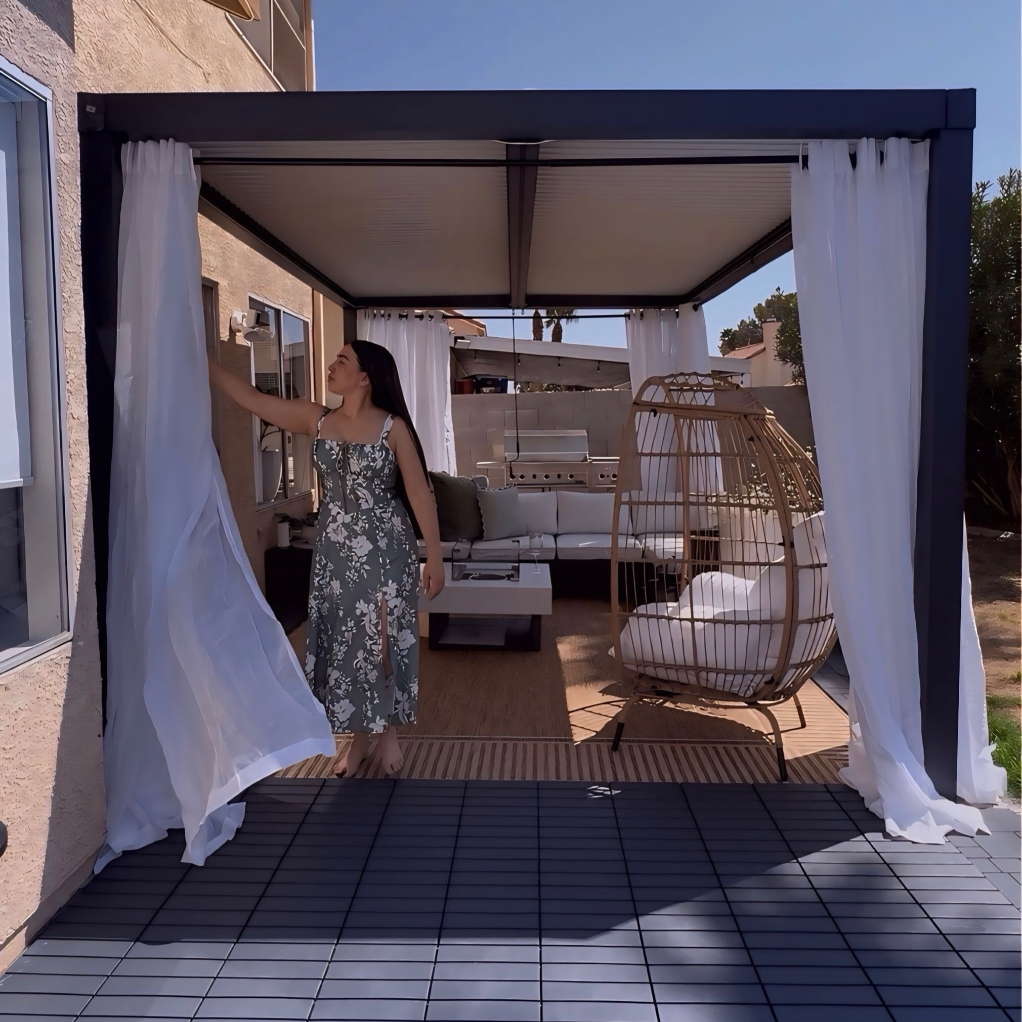 PURPLE LEAF Pérgola de 10 x 14 pies 10% off cupon: 10OFFNUVIA thumbnail