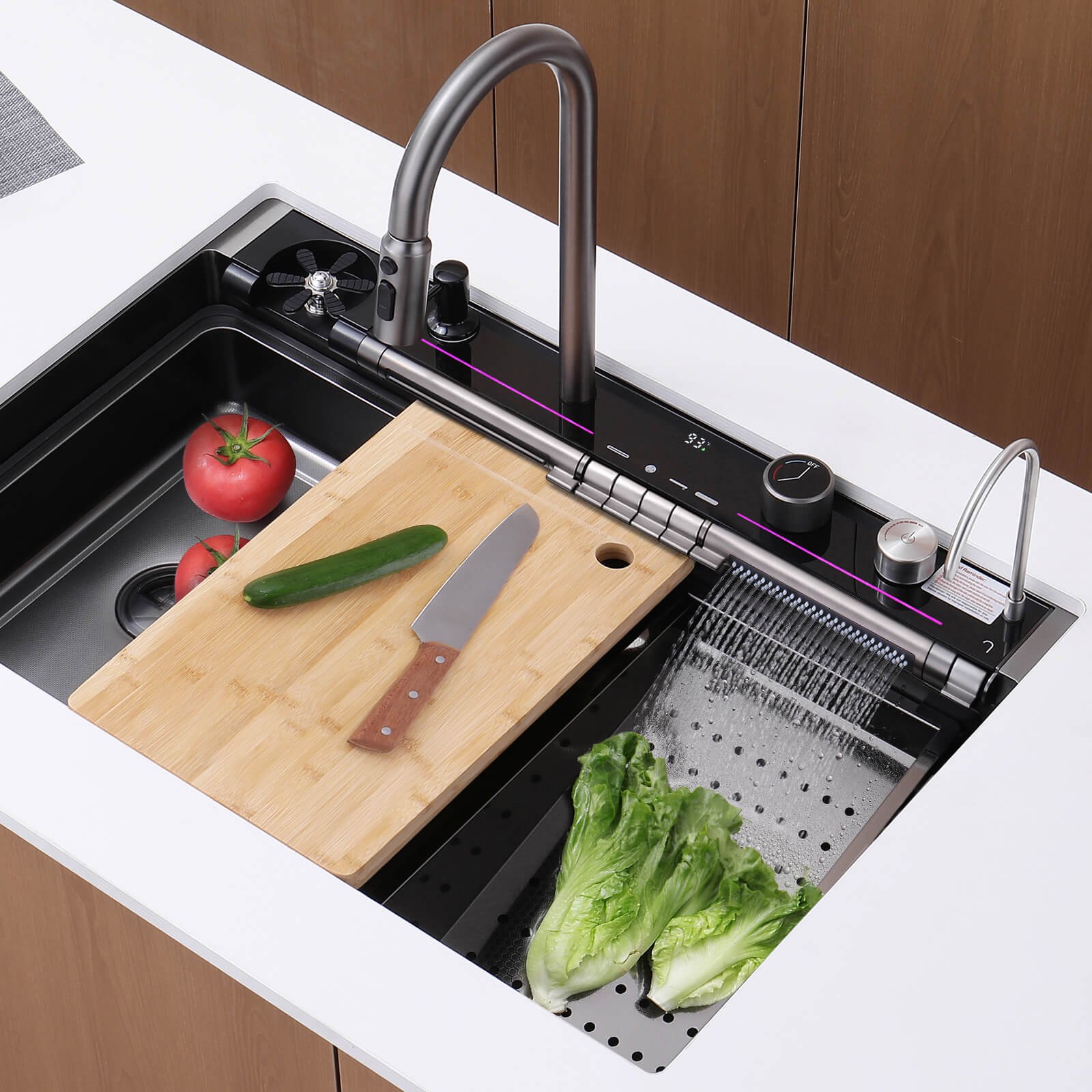 Kitchen Sink with Pull-out Faucet & Digital Display $300 off‼️ thumbnail