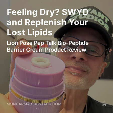 Feeling Dry? SWYD and Replenish Your Lost Lipids thumbnail