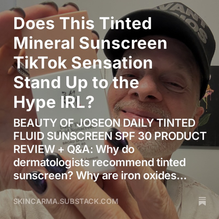 Does This Tinted Mineral Sunscreen TikTok Sensation Stand Up to the Hype IRL? thumbnail