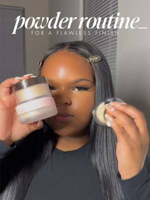 Here is a break down with the different powders that I use from my makeup routine💕 Translucent loose powder: @Laura Merc