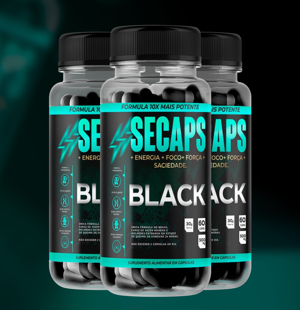 Secaps Black – Secaps Black vai te fazer perder de 5 á 10 kgs em poucas semanas sem precisar deixar de comer o que você mais gosta e sem ter de ficar horas em uma academia thumbnail