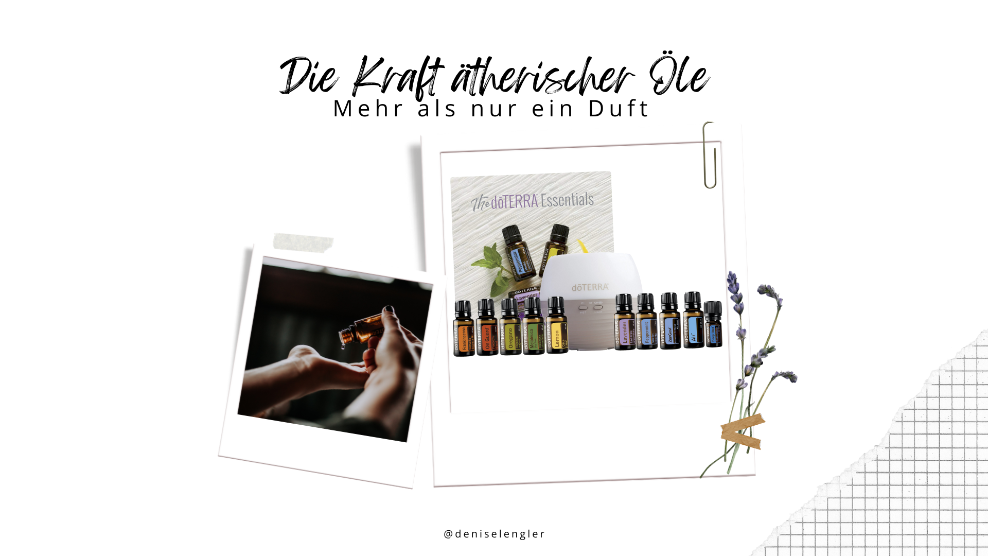 ÄTHERISCHER ÖLE - Nutze die Kraft ätherischer Öle, um deinen HEILlieben-Weg perfekt zu unterstützen – dōTERRA-Öle in therapeutischer Qualität fördern das körperliche und seelische Gleichgewicht und bereichern deine täglichen Rituale. thumbnail