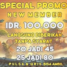 Bonus New Member 50% TO x10 (Maksimal Bonus 1jt) thumbnail