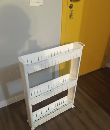 Carrinho prateleira com rodinhas multiuso 🤌🏻 thumbnail