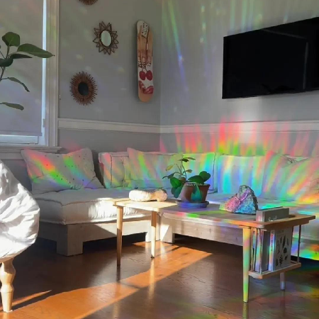 Adesivo holográfico que vai transformar o ambiente ✨😳 thumbnail