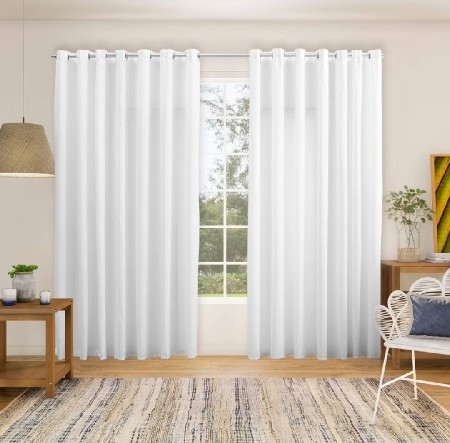 Cortina Roma para varão simples decoração 🏡 thumbnail