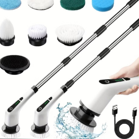 Escova de limpeza ajustável elétrica que vai salvar toda dona de casa 🤌 thumbnail