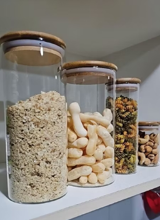 Potes Herméticos com tampa de bambu perfeitos! ✨🤌 thumbnail