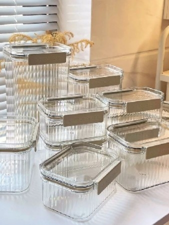 Kit de potes herméticos super elegantes! ✨ thumbnail