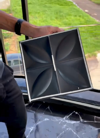 Placa PVC 3D adesiva com design moderno ✨ thumbnail