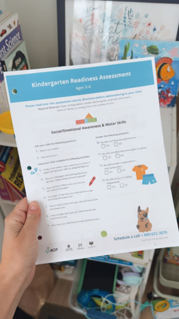 Kindergarten Readiness Assessment | AOP Christian Homeschooling thumbnail