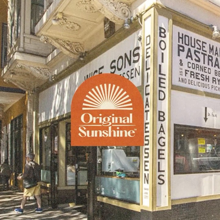 Original Sunshine is now available at Wise Sons Deli, located at 9552 Washington Blvd, Culver City ☀️ 🥯