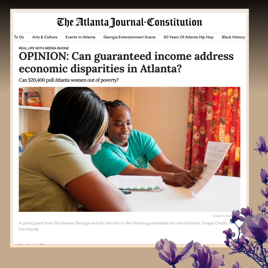 AJC Covers the In Her Hands Guaranteed Income Initiative thumbnail