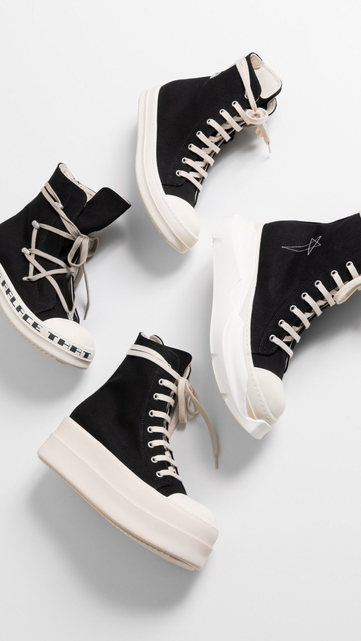 Rick Ownes DRKSHDW sneakers🕸️🕷️

Яскравий і чорний: дві якості, які Ви відразу помітите, коли поринете в колекцію взуття