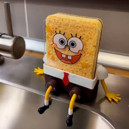 LINK 421 - PORTA-ESPONJA BOB ESPONJA (SHOPEE) thumbnail