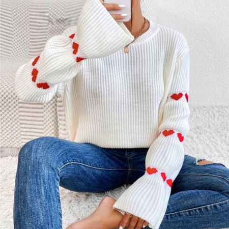 LINK 209 - TRICOT OFF-WHITE CORAÇÃO (SHOPEE) thumbnail
