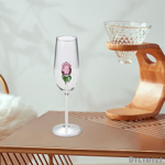 LINK 118 - TAÇA ROSA DE VIDRO (AMAZON) thumbnail