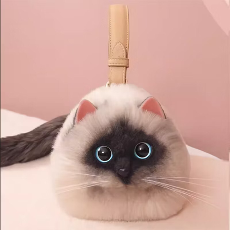LINK 473 - BOLSA GATO DE PELÚCIA (SHOPEE) thumbnail