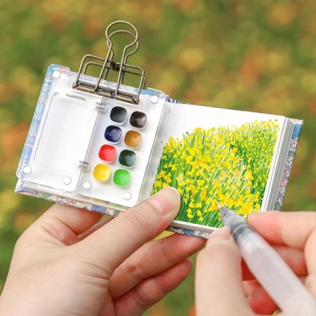 LINK 323 - MINI-PALETA DE ACRÍLICO PARA PINTURA (SHOPEE) thumbnail