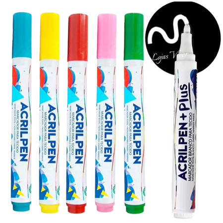 LINK 470 - CANETA PARA TECIDO ACRILPEN (SHOPEE) thumbnail