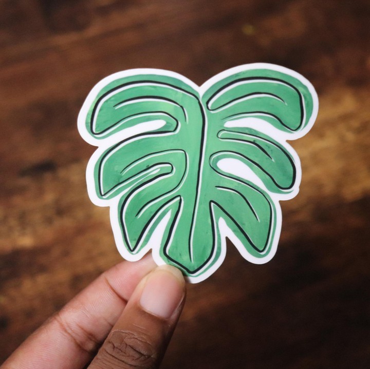 I think this is the cutest and most universal sticker in my shop! Who doesn't love plants? 🌿 🪴 ​​​​​​​​​This has been th