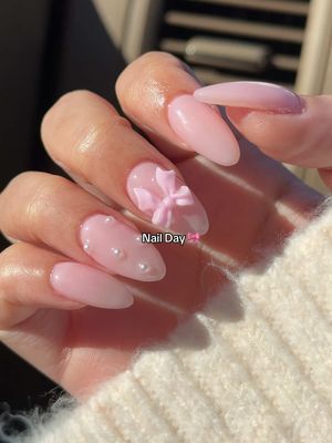 Nail day ! Simple and cutesy 🎀✨#nailinspo #nailart #nailideas #contentcreator #creatorsearchinsights #fyp #styleinspo 