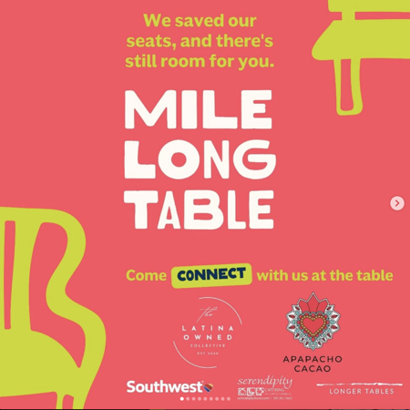 RSVP: 7/26 Mile Long Table with Latina Owned Collective thumbnail