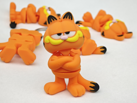 FlexiMini Garfield Keychain  thumbnail