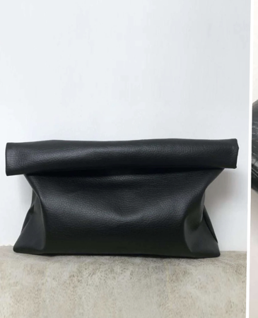 Faux Leather Clutch Bag thumbnail