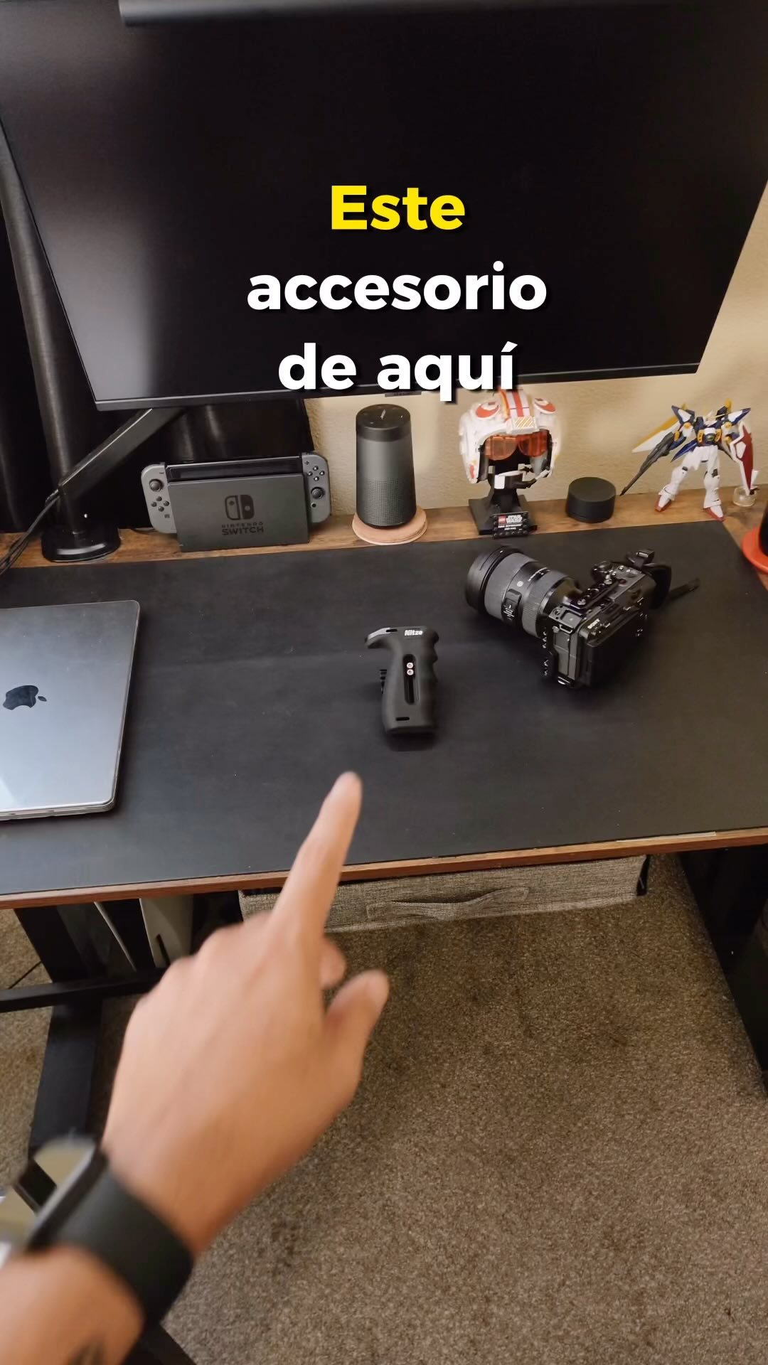 Esto no puede faltar cuando salgo a grabar video y quiero tener mejor soporte en mi cámara 🔥📸

Un side handle de muy bue