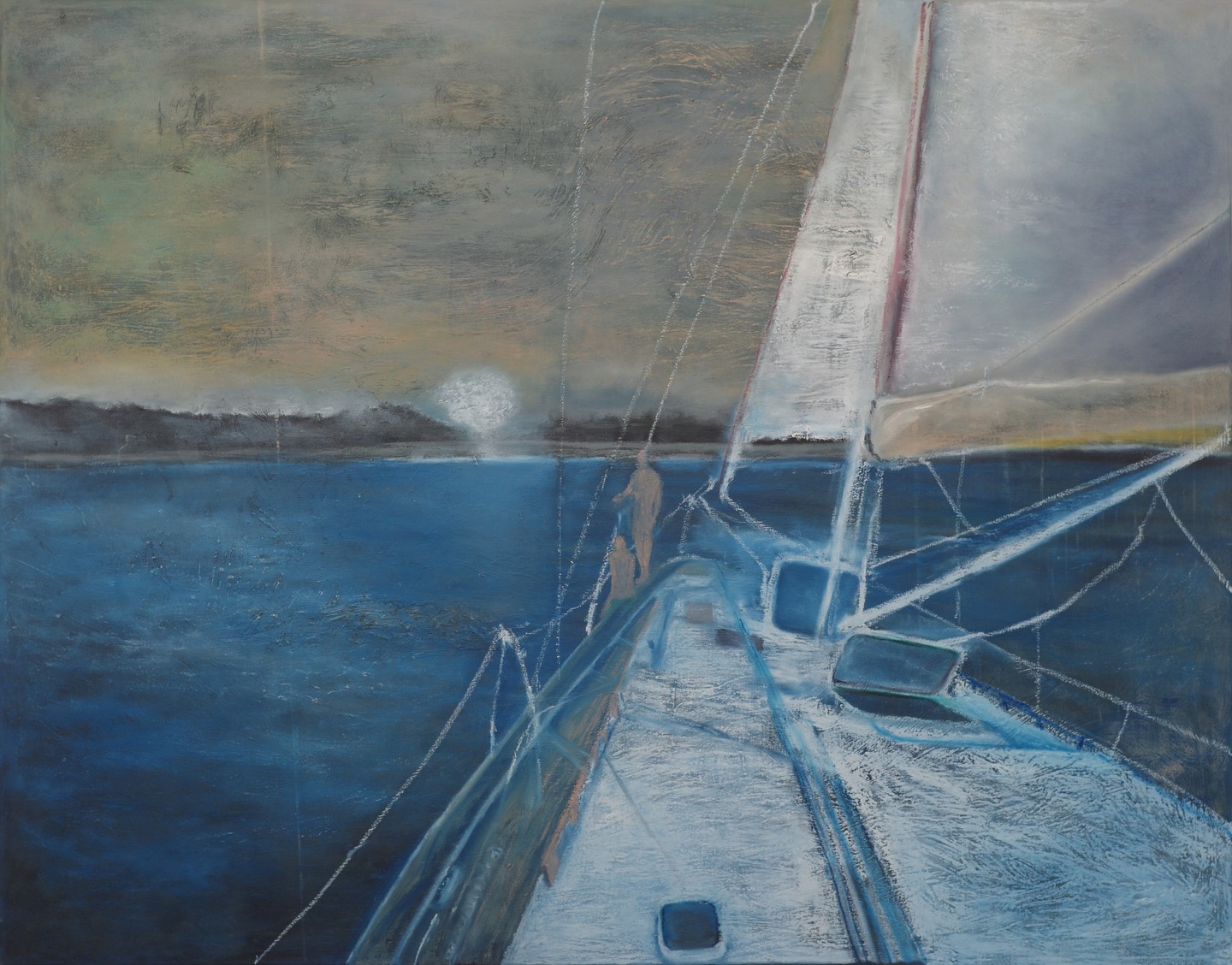 untitled
oil, oil pastel on canvas, 116cm x 91.6cm
2020