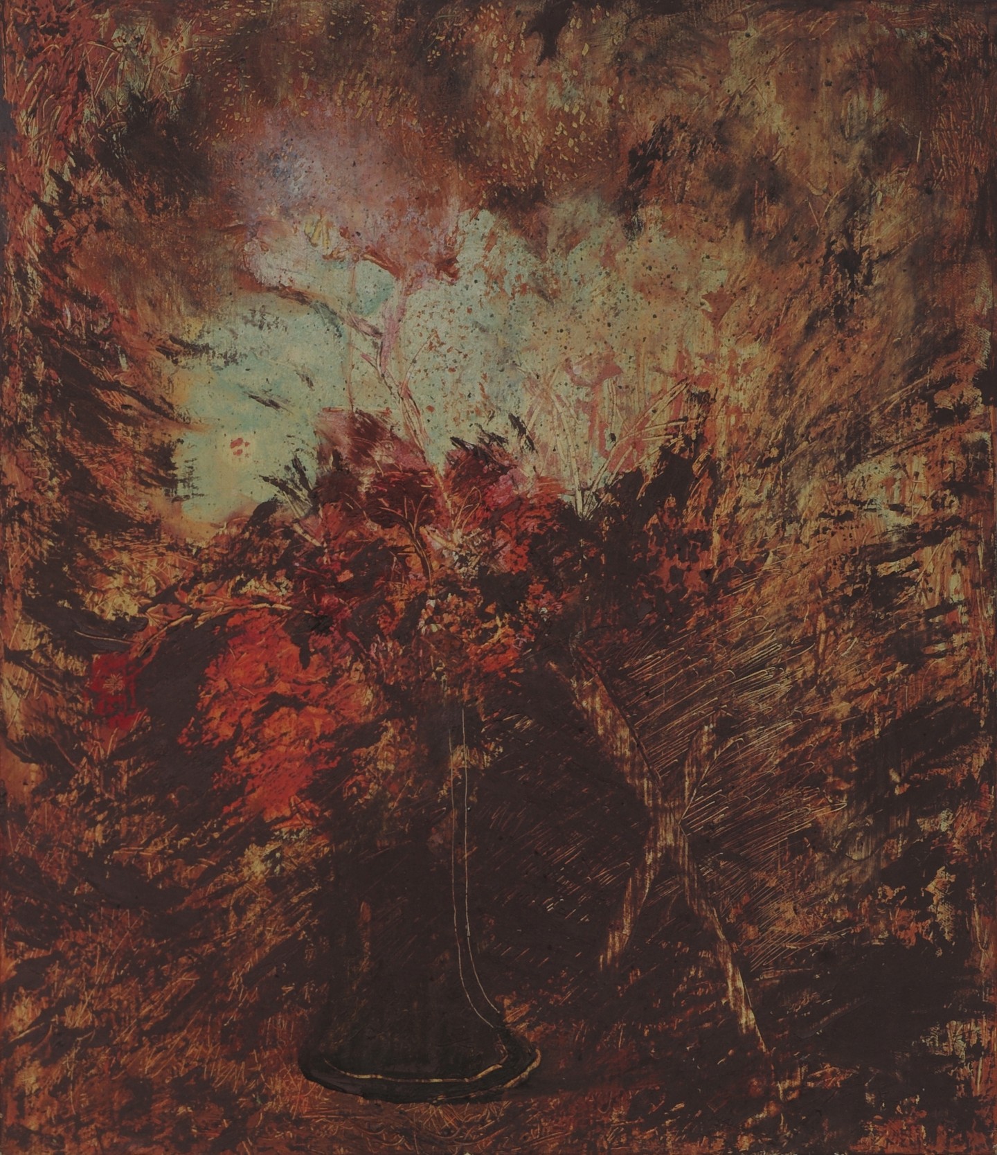 X_01
oil on canvas mounted on wood panel , 46cm x 53cm
2018