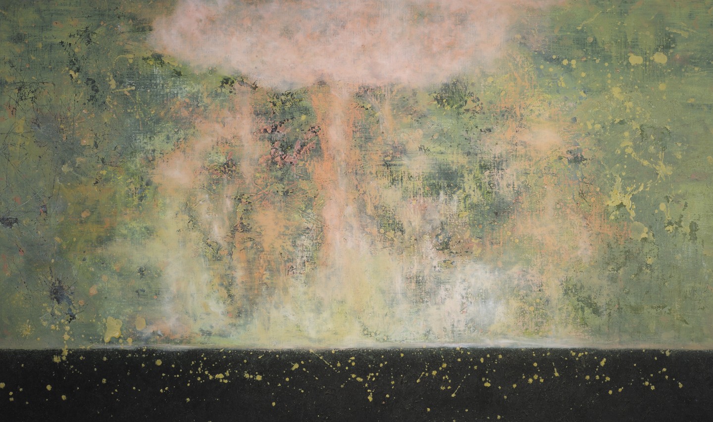 lifted
oil, oil pastel on canvas mounted on wood panel , 135cm x 80cm
2022