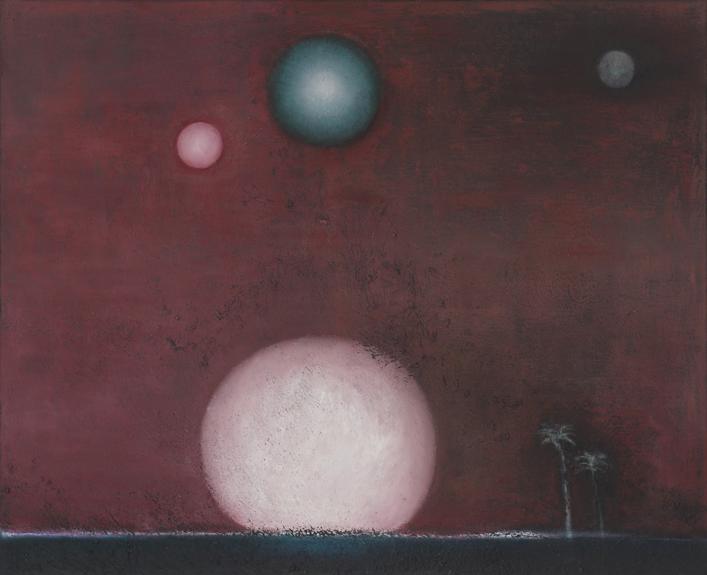 three globes
oil on canvas , 64.8cm x 52.8cm
2020