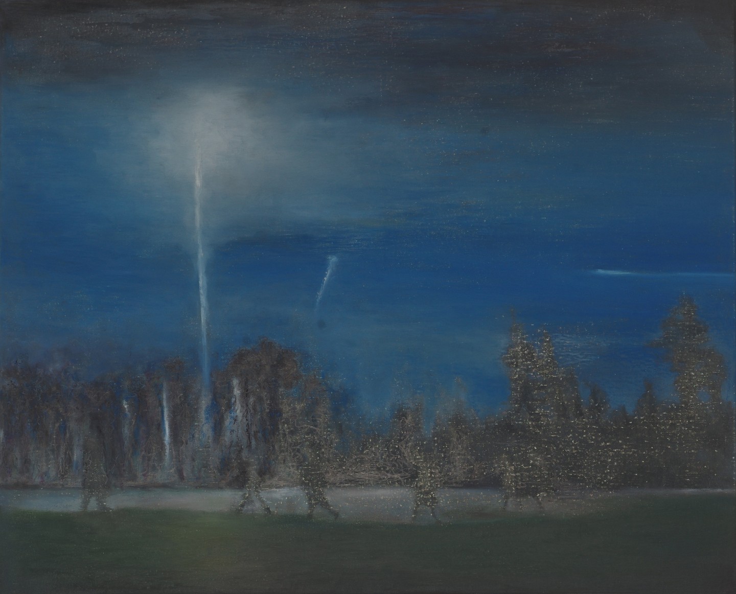 men walking in the night
oil on canvas , 64.8cm x 52.8cm
2020