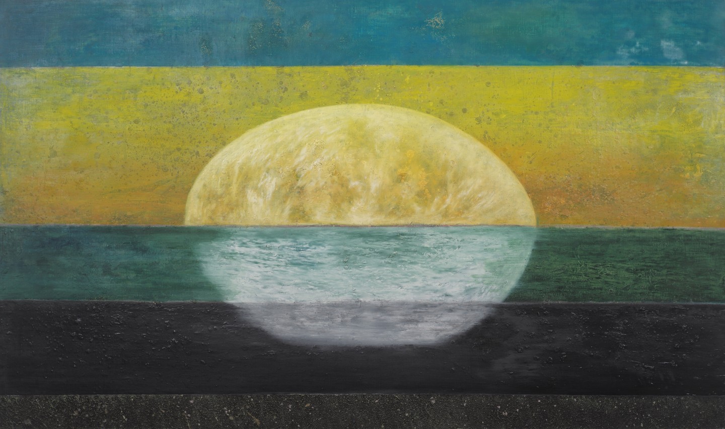 lunar sea
oil, oil pastel on canvas mounted on wood panel , 135cm x 80cm
2022