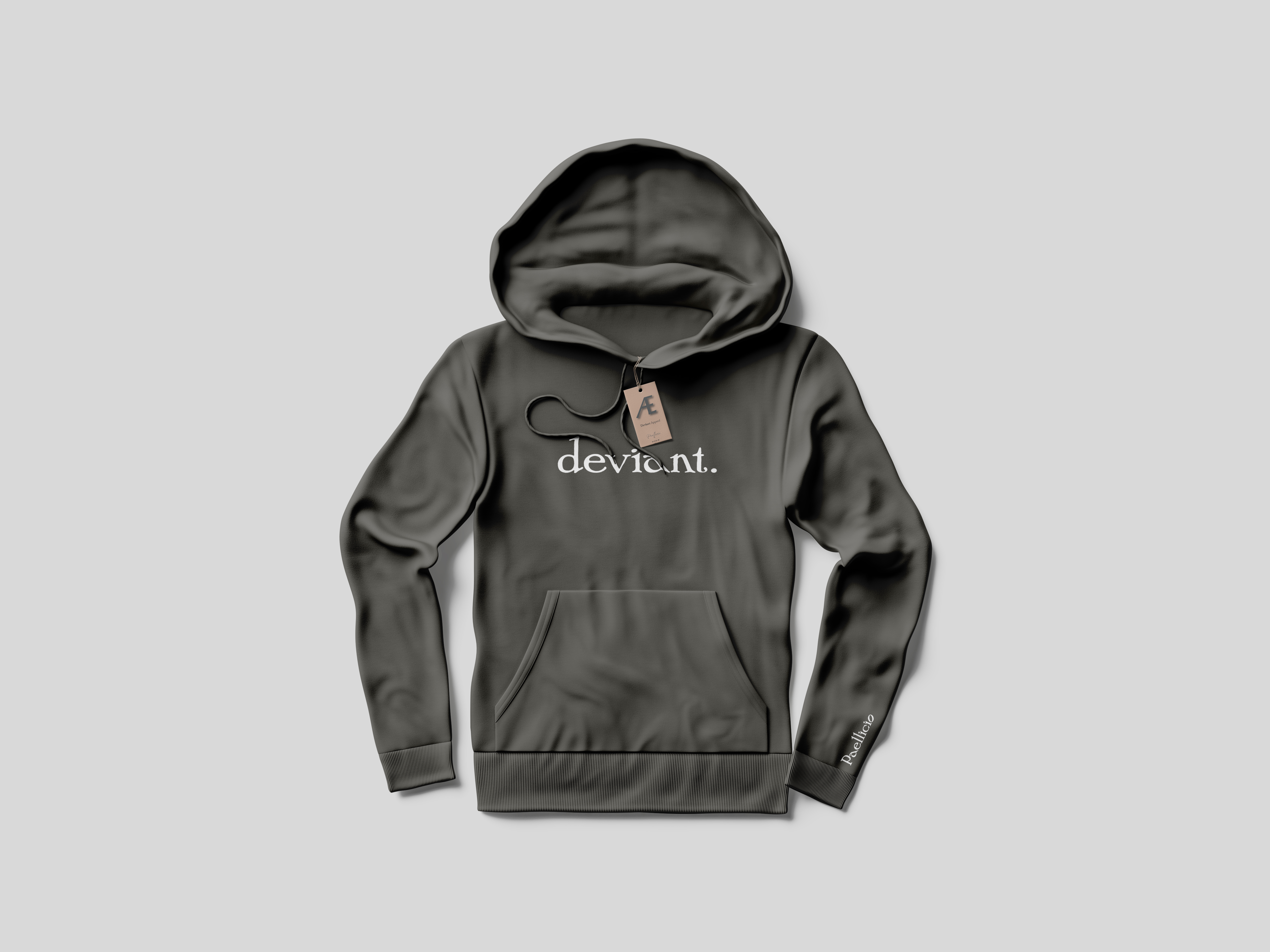 Deviant Hoodie by Paellicio – Unisex Embroidered Streetwear thumbnail