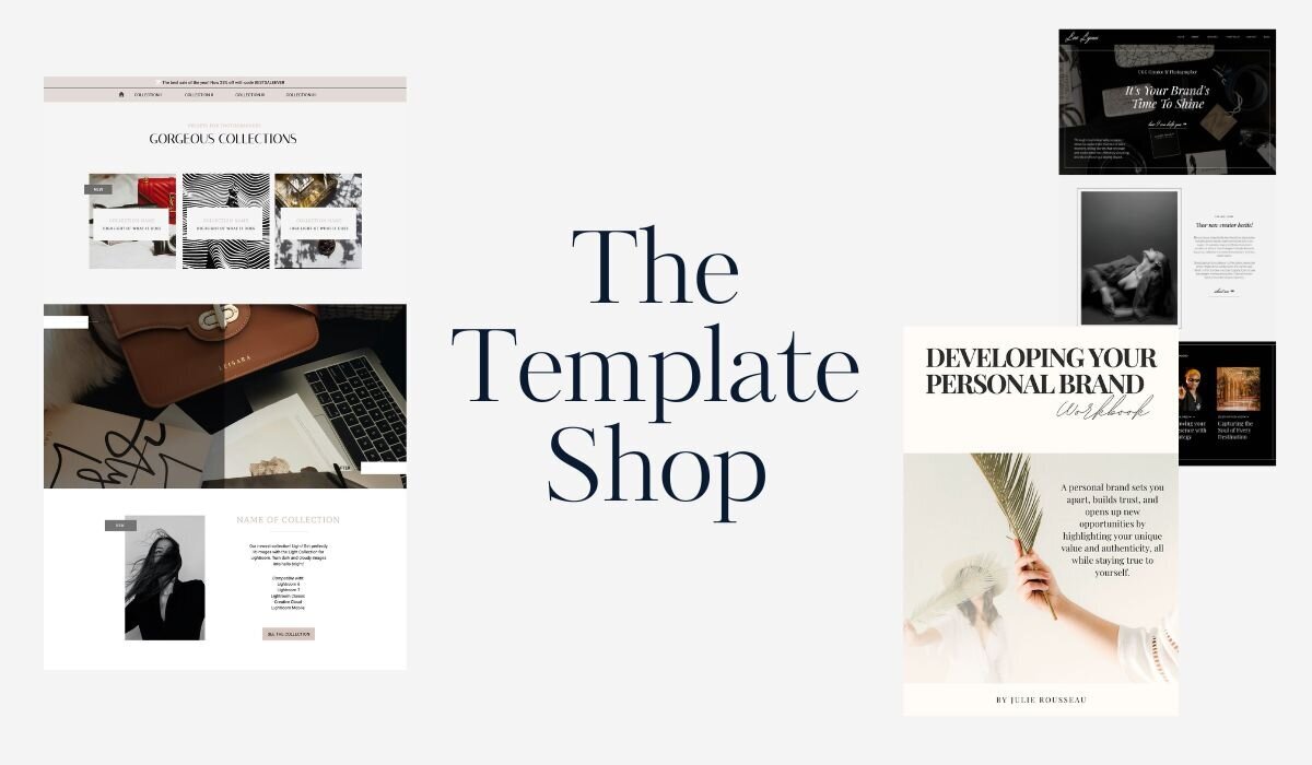 The Template Shop | Julie R Creative thumbnail