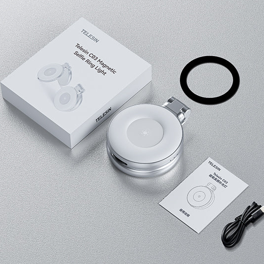 Telesin C03 Magnetic Selfie Ring Light thumbnail