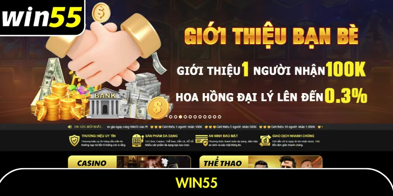 Win55 - Điểm đến giải trí đẳng cấp cho giới mộ điệu thumbnail