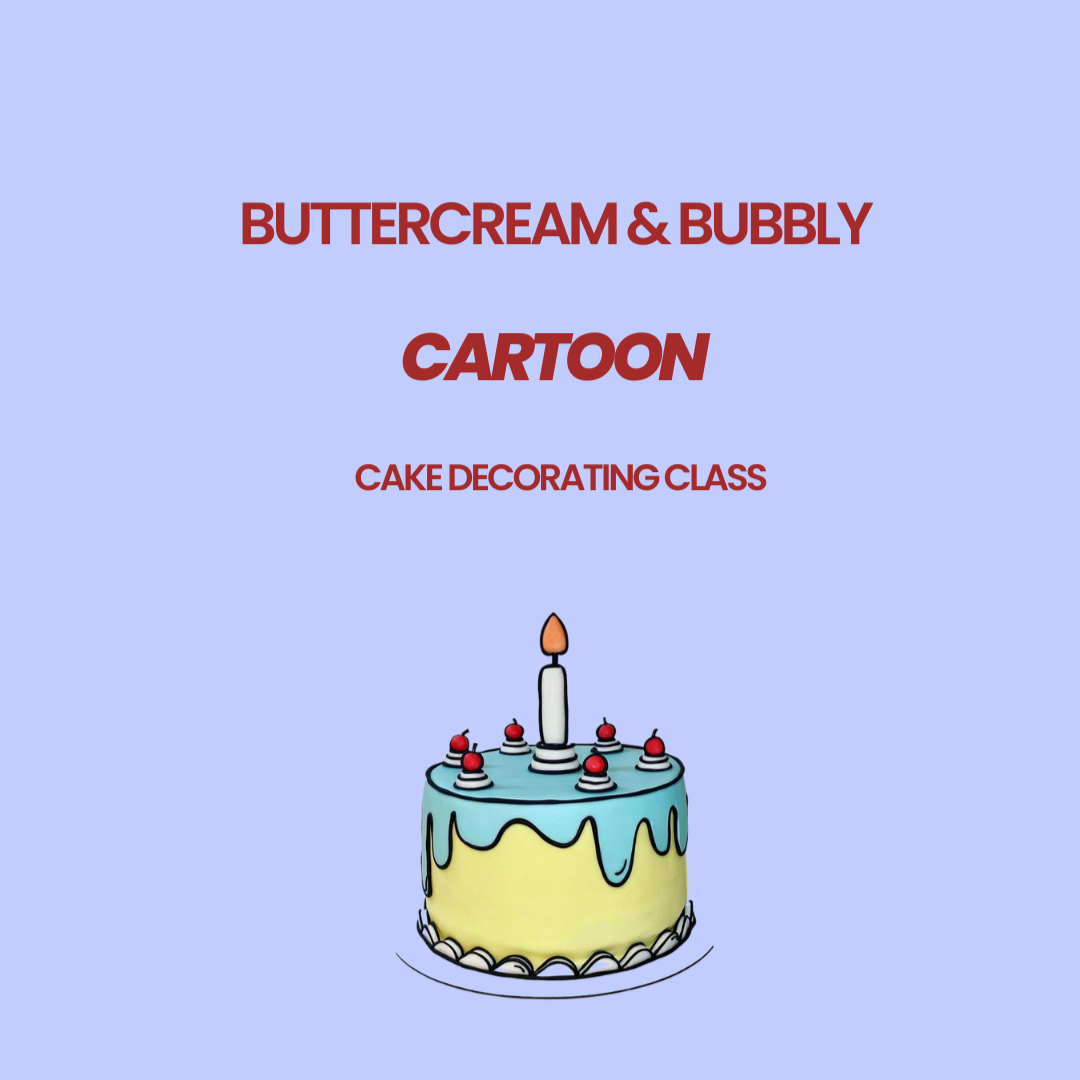 (11/14) Buttercream & Bubbly: Cartoon Cake Decorating Class thumbnail