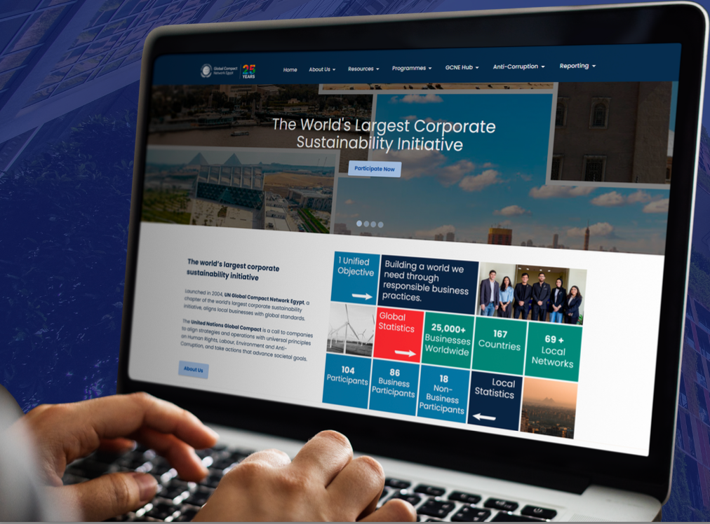 UNGC Network Egypt Website thumbnail